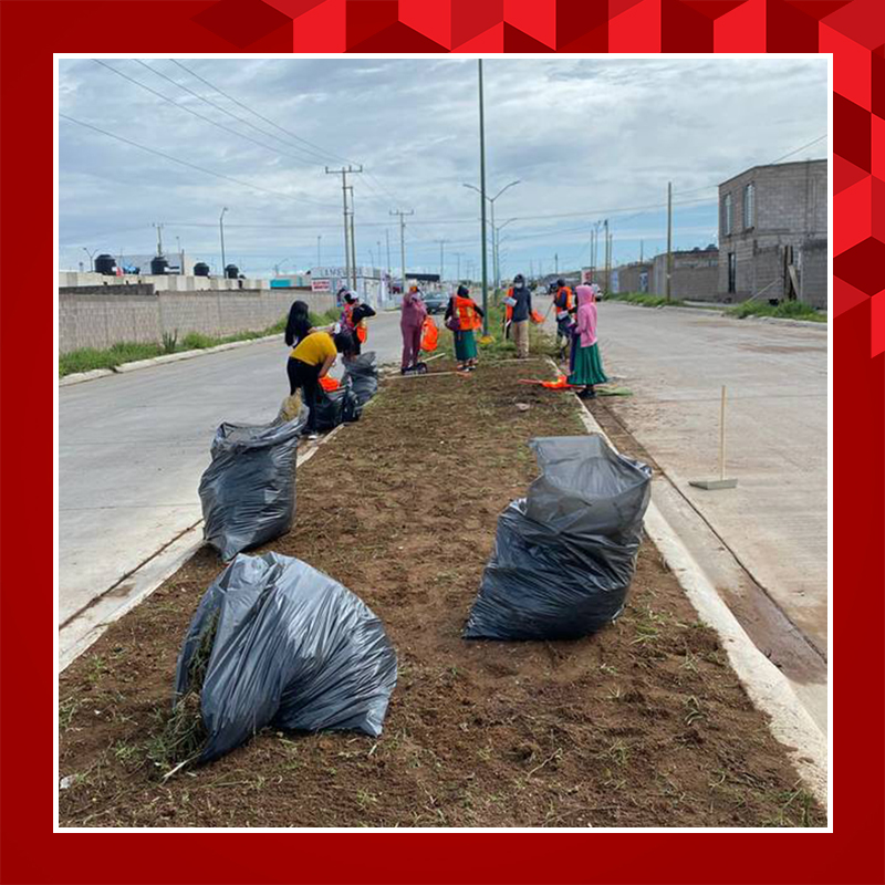 Grupo La Norteñita se suma a campaña de limpieza y mantenimiento en Cuauhtémoc